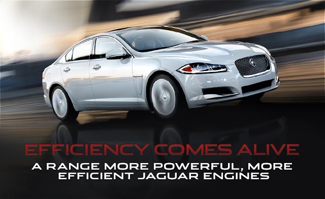 Efficiency Comes Alive - A range more powerful, more efficient Jaguar engines